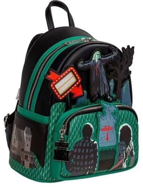 Beetlejuice Glow in the Dark Mini Backpack Lenticular Graveyard Loungefly NWT main image 4